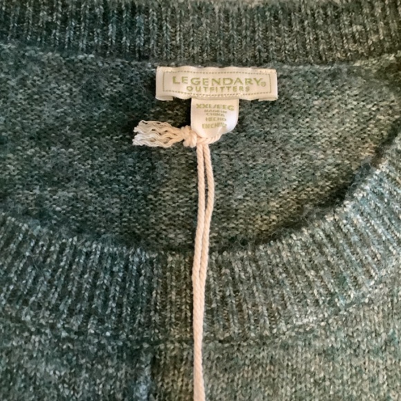 Women’s LEGENDARY Outfitters Green Soft & Cozy Long Sleeve Sweater Size XXL NWT - Picture 7 of 9